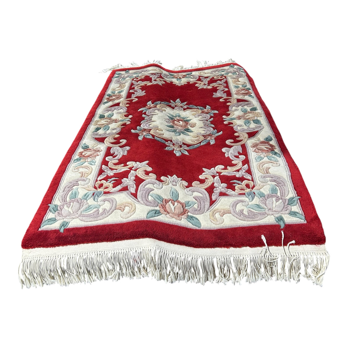 Red Rose Pure 100% Wool 3' x 5' Rug