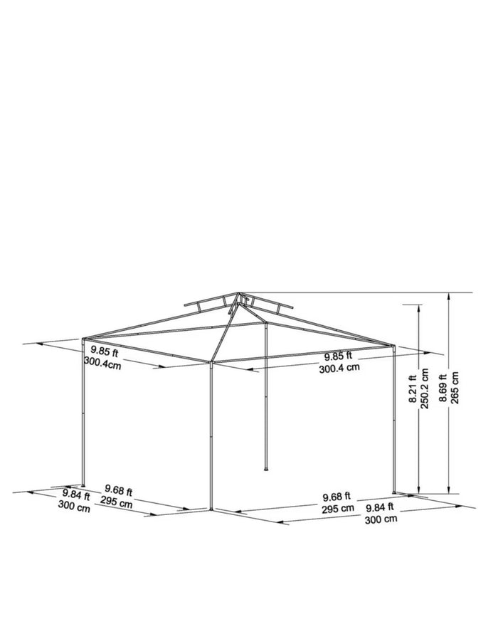 Gazebo Hampton Bay 10’ x 10’