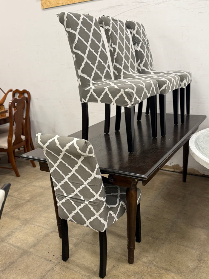 Dark Brown Dining Set