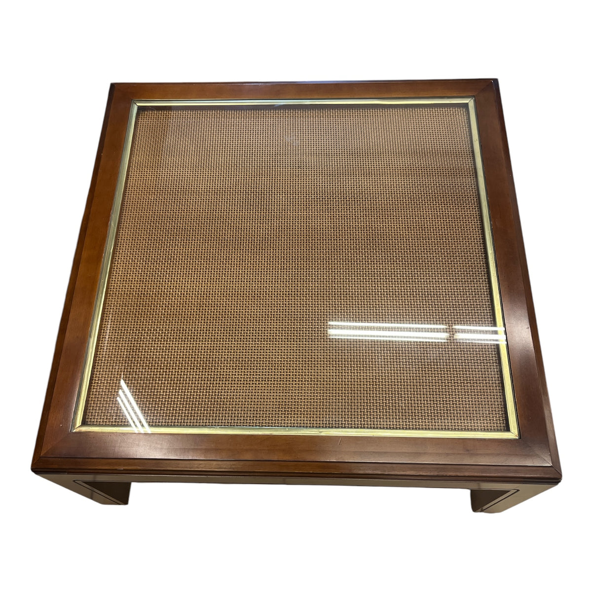 Large Midcentury Wooden Coffee Table