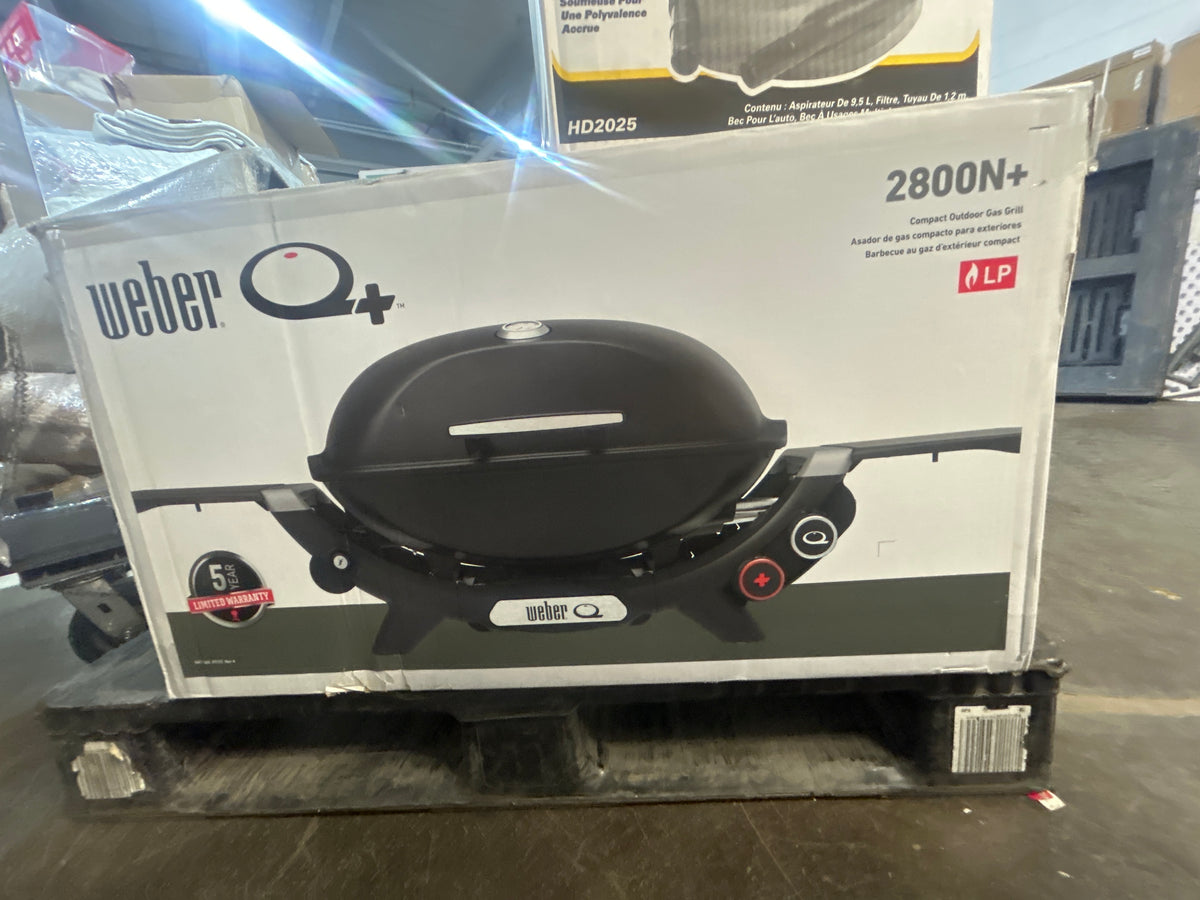 Weber Q 2800N+ Portable Liquid Propane BBQ in Midnight Black