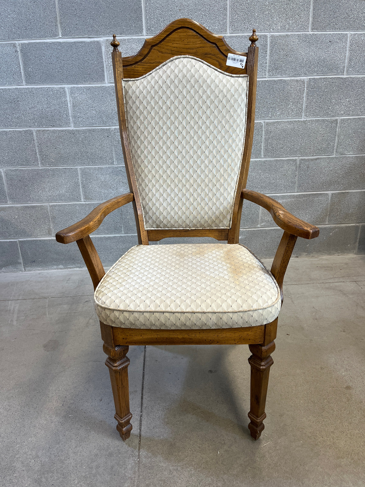 70"W Dining Table with 6 Chairs & Leaf