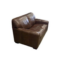 63-Inch American Classic Leather Love Seat