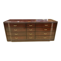 Leda Polished Mahogany Finish Bedroom Dresser