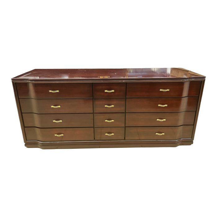 Leda Polished Mahogany Finish Bedroom Dresser