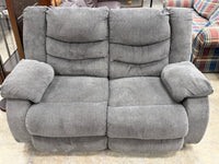 Dark Grey 2-Seater Reclining Loveseat