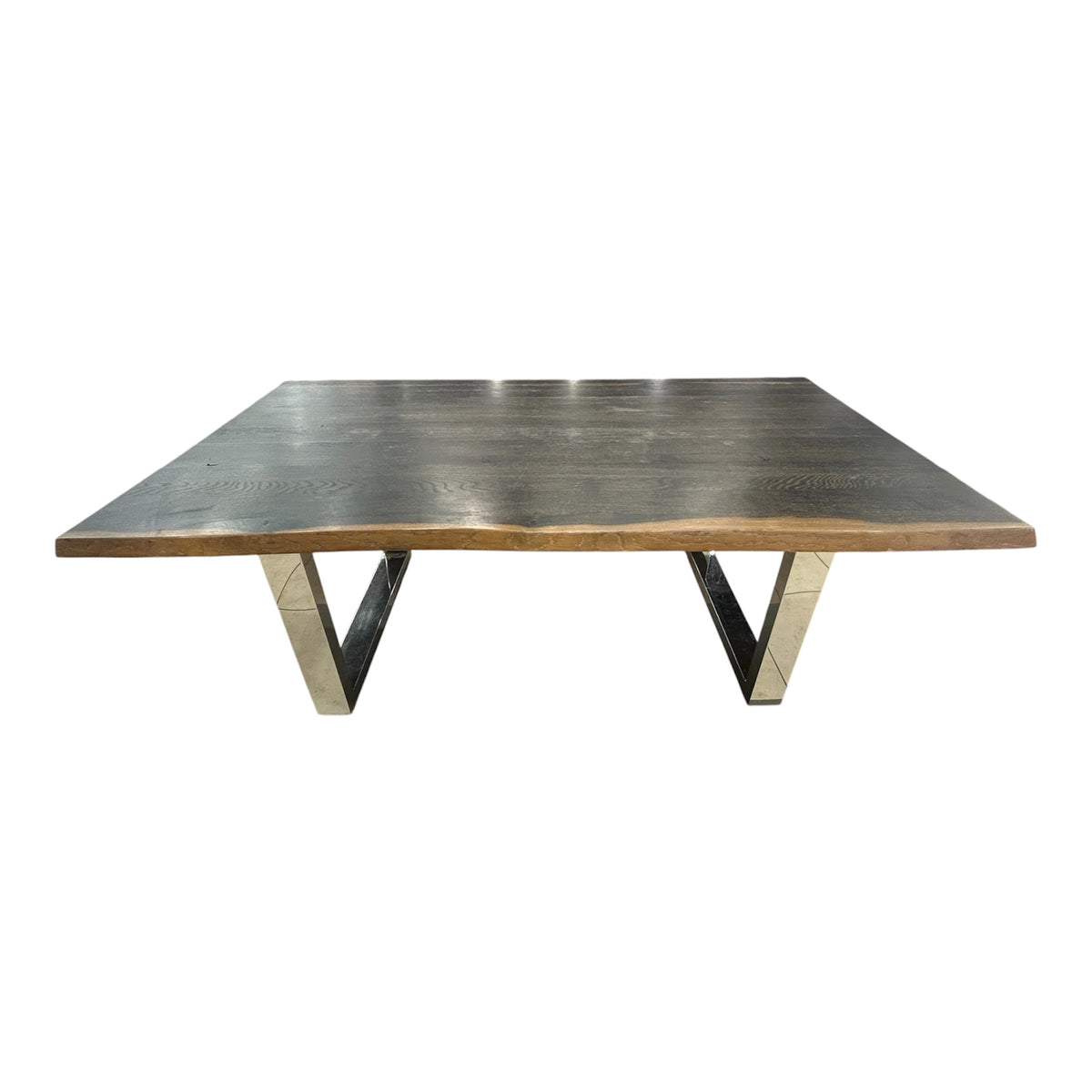 Java Live Edge Solid Dining Table
