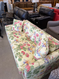 66"W Floral Print Sofa