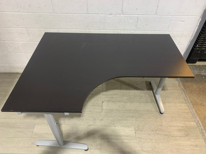 Black Corner Desk
