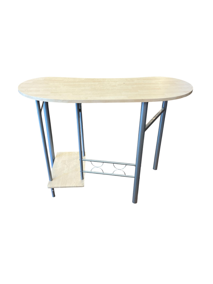 Office Desk With Metal Frame &  Lower Shelf