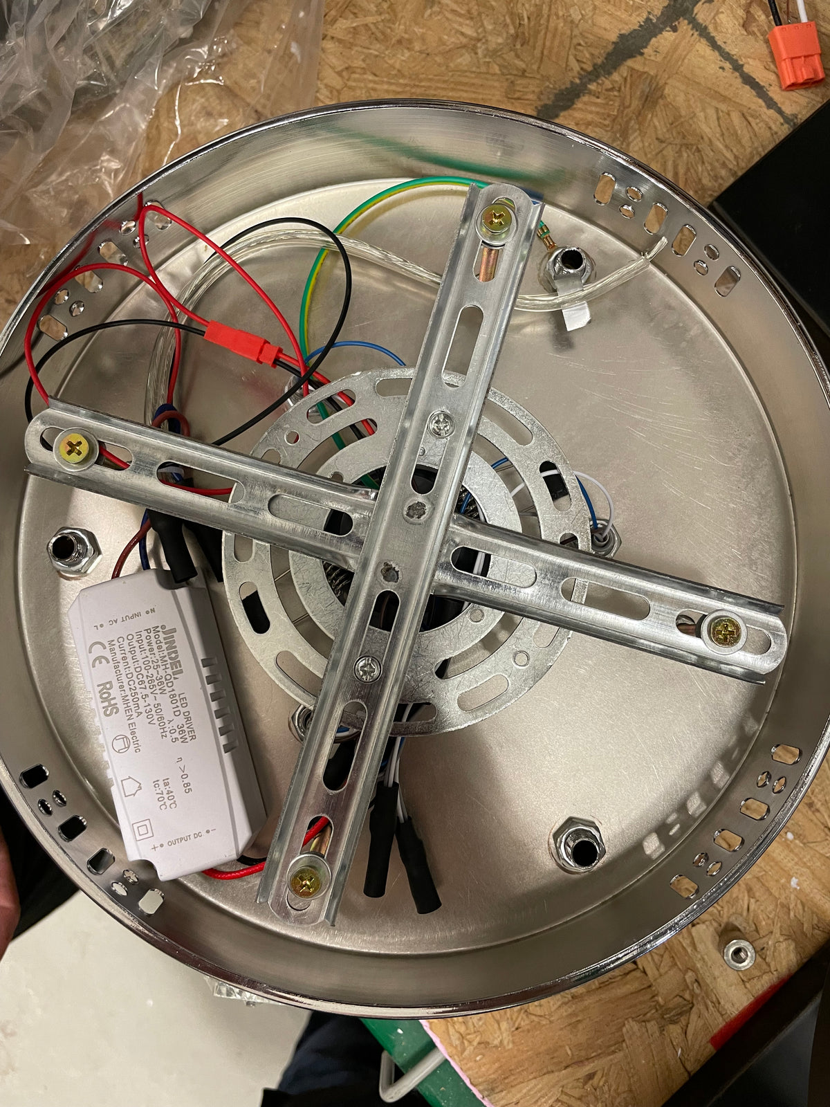 3 Cs Crystal Flushmount