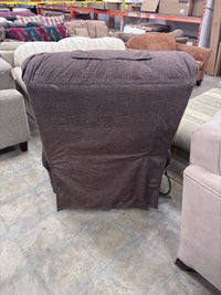 Brown Fabric Power Lift Recliner