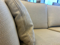 Markham Cream Three-seater Sofa