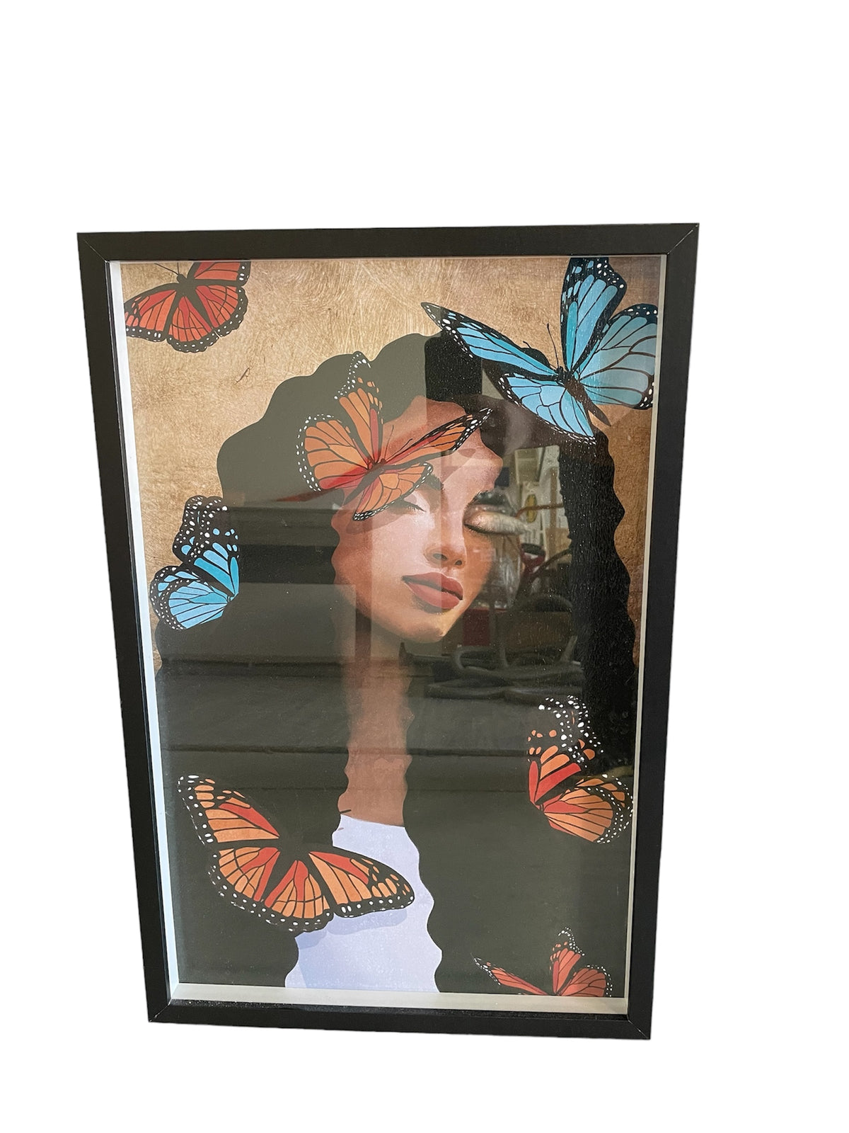 Butterfly Girl Wall Art