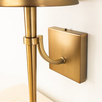 1-Light Sconce in Aged Brass