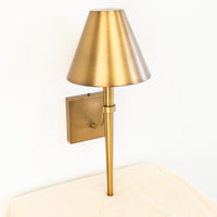 1-Light Sconce in Aged Brass