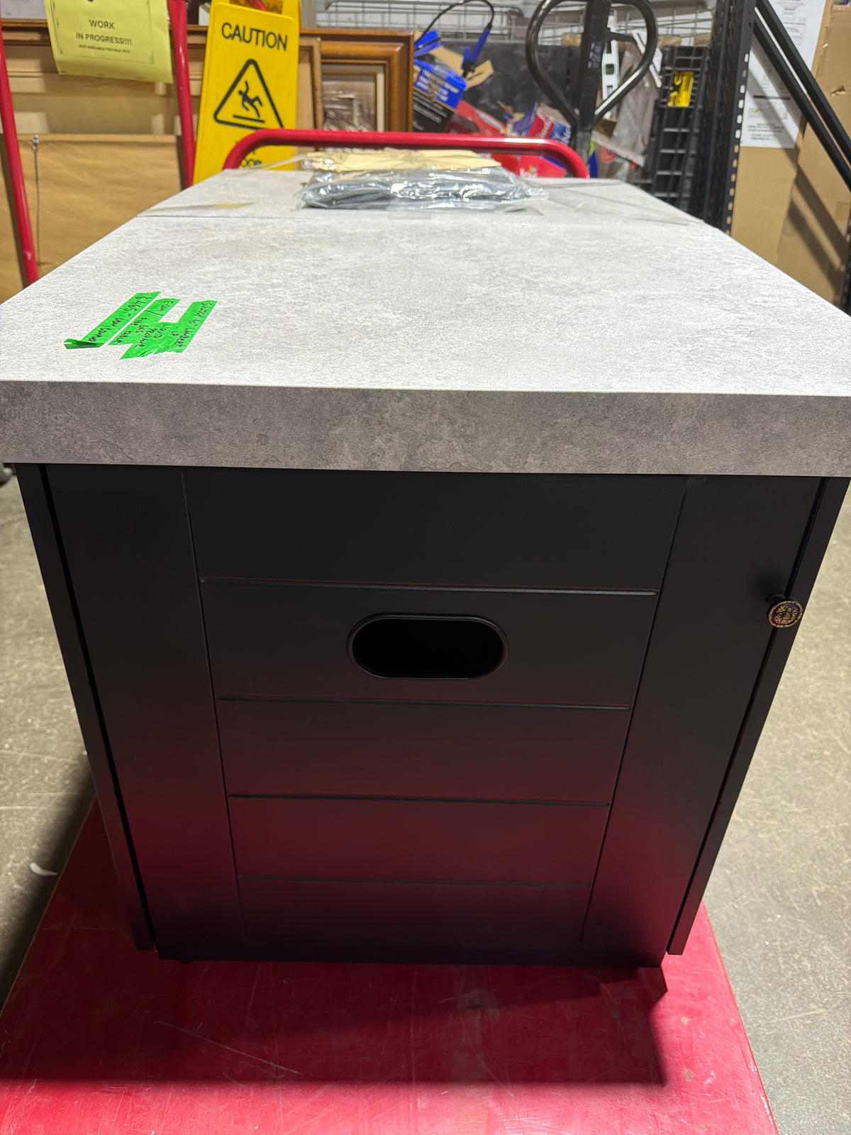 Sunjoy 40-in W Lambert LP Liquid Propane Gaz Fire Table w/ Steel Marble-Look Sliding Tabletop - 37,000 BTU
Article #332084441 Model #A302018310