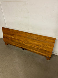 CB2 Dondra Teak Wood King Headboard