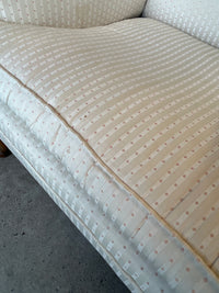 Cream Fabric Wingback Armchair