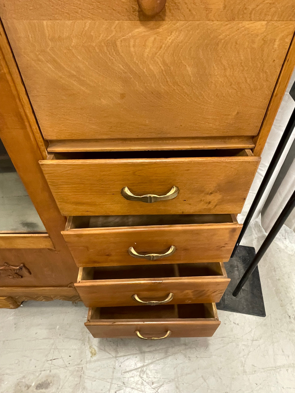 Vintage Wooden Dressing Cabinet