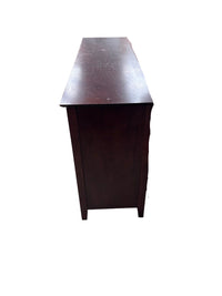 Dark Wood 8-Drawer Dresser