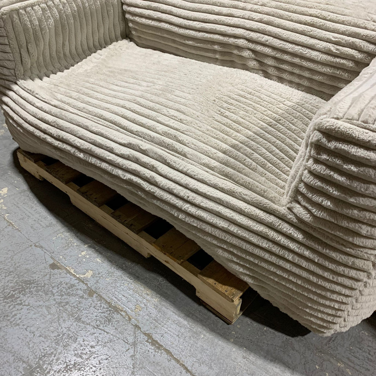 67-inch W Fabric Bean Bag Sofa
