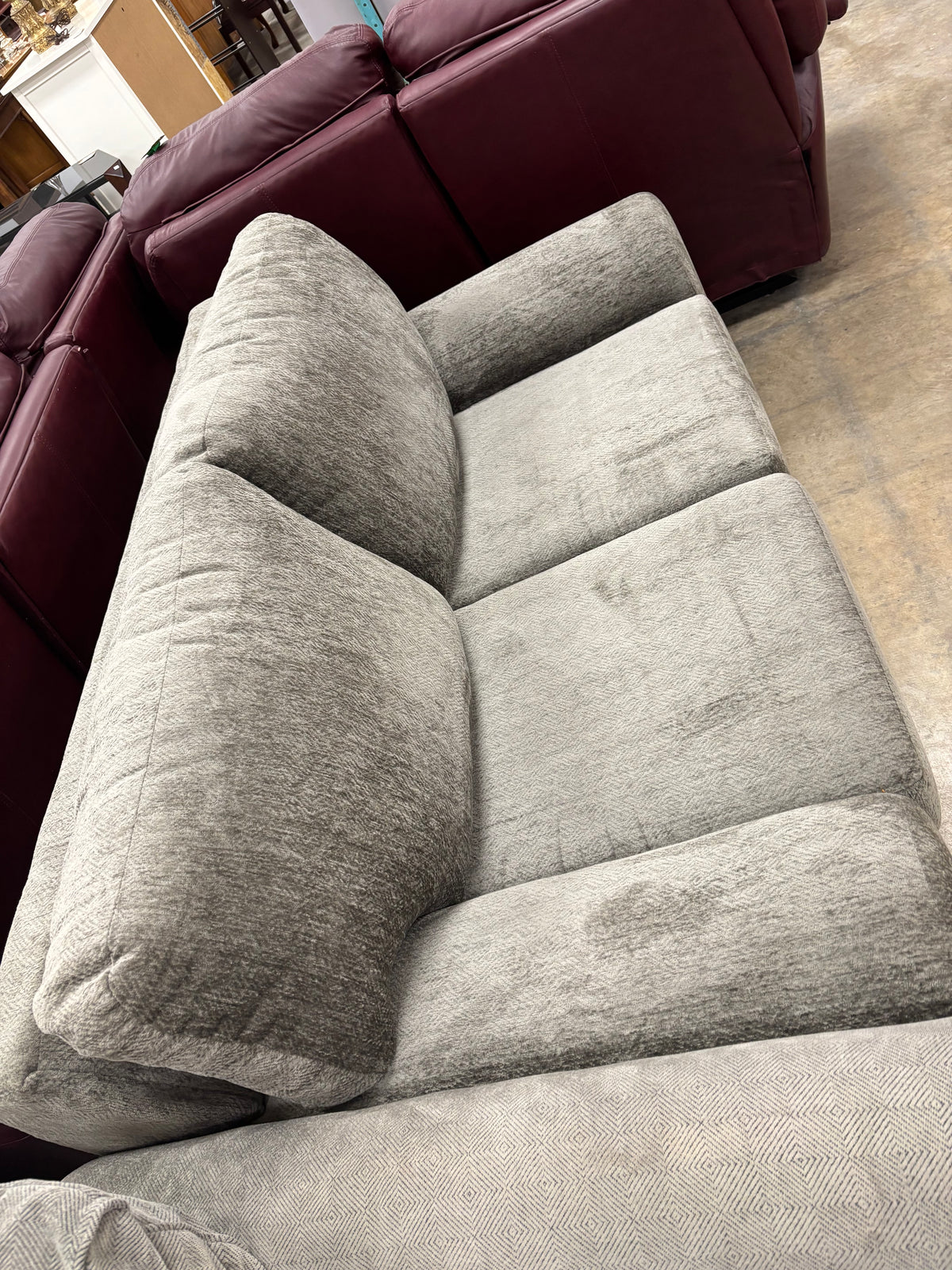 Granite Grey Loveseat Sofa