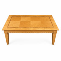 Light Wood Rectangular Coffee Table