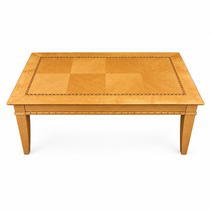 Light Wood Rectangular Coffee Table