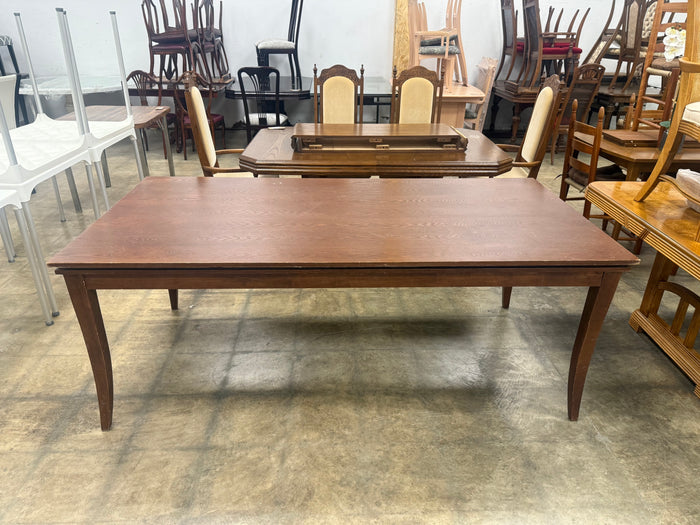 Brown Rectangular Dining Table