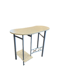 Office Desk With Metal Frame &  Lower Shelf