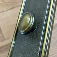 Flat Ornate Door Plate with Knob, 8525U59