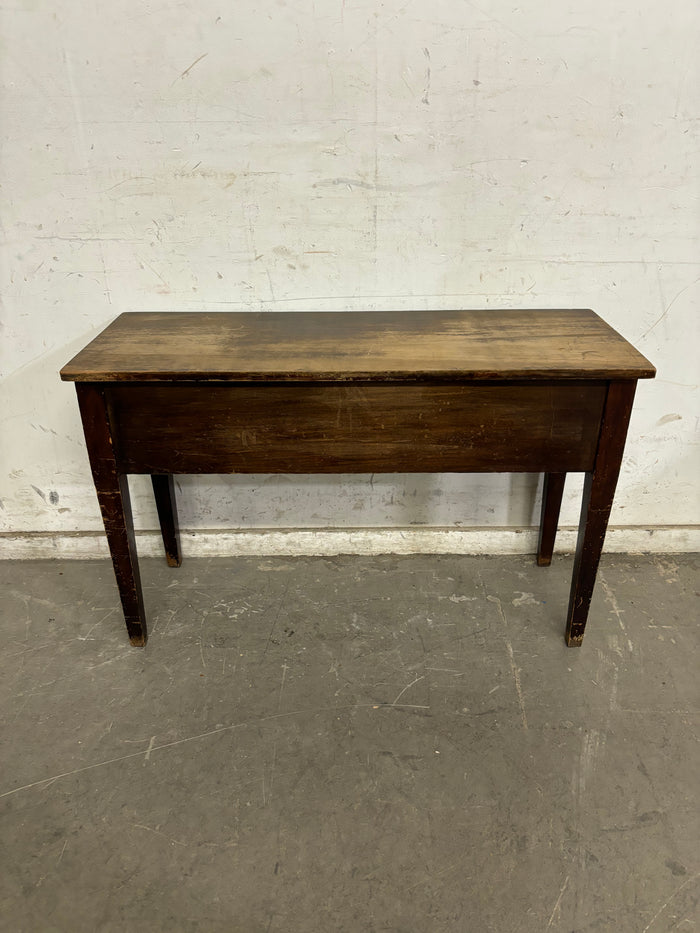 36”W Brown Storage Sidetable