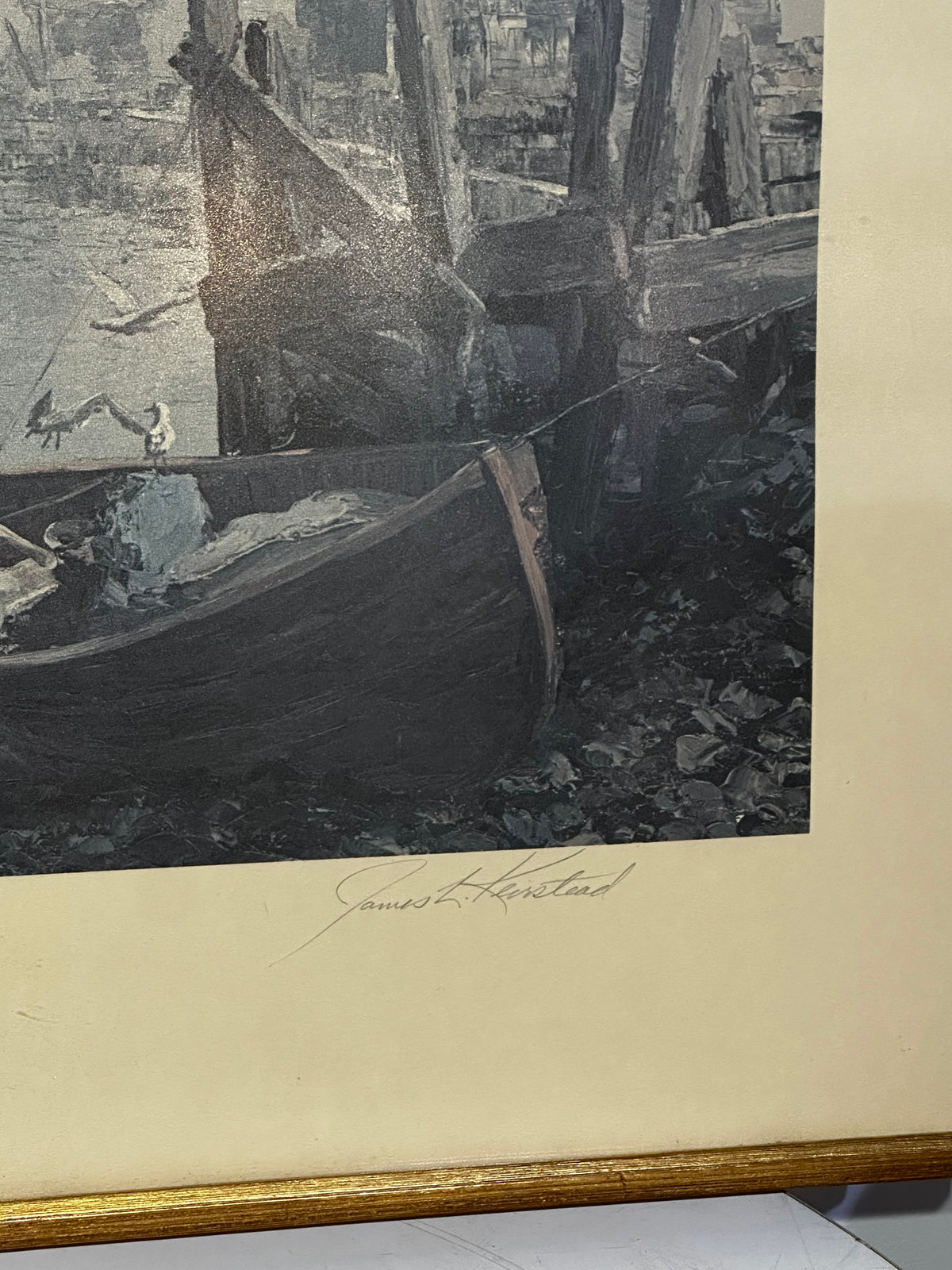 "Morning Fog, Sandford" by the renowned Canadian artist James Lorimer Keirstead