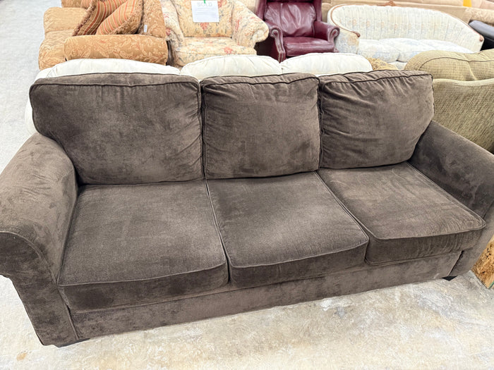 Espresso Brown 3-Seater Sofa