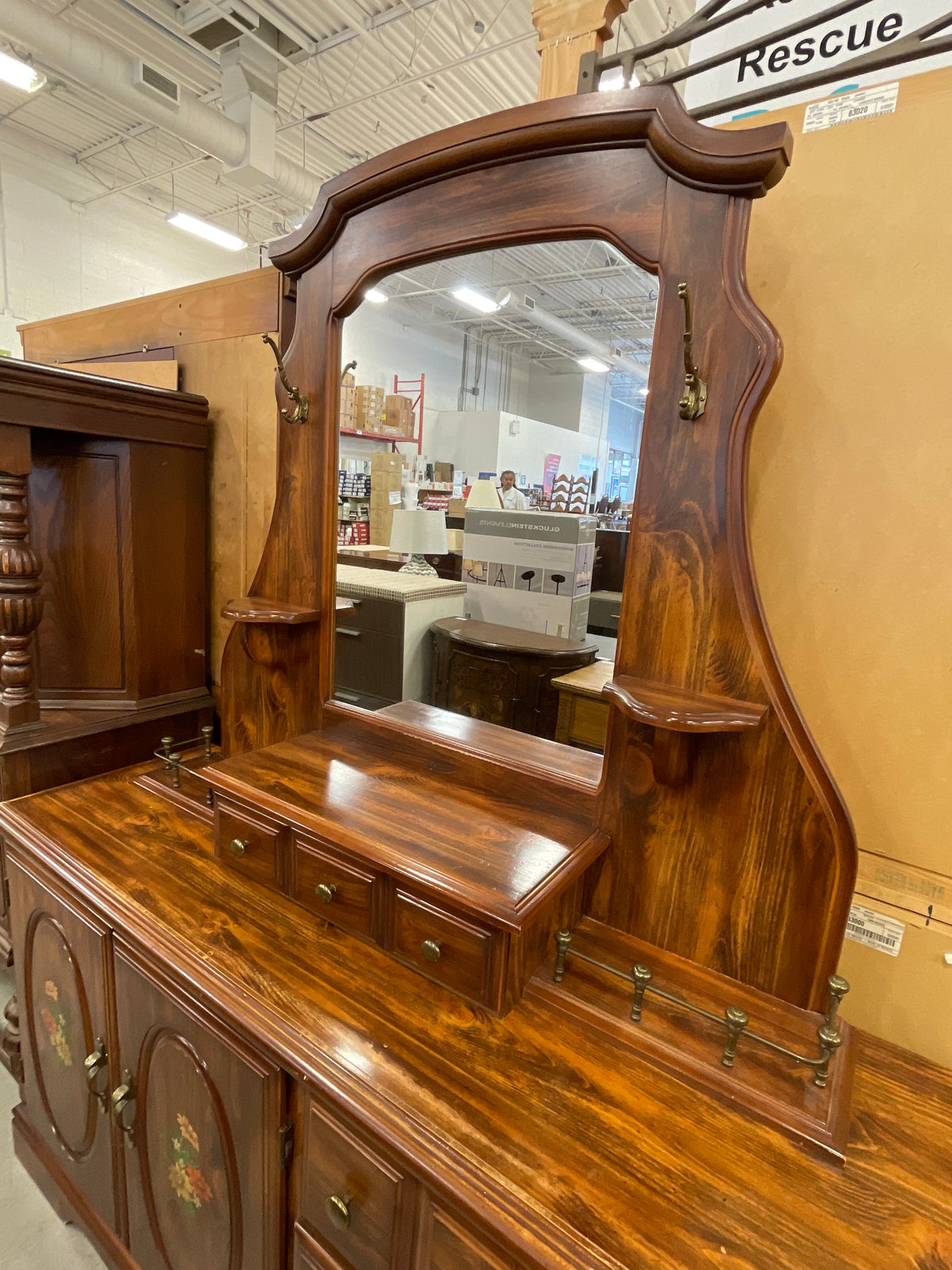 Solid Wooden Dining, Entry or Entertainment Storage Unit