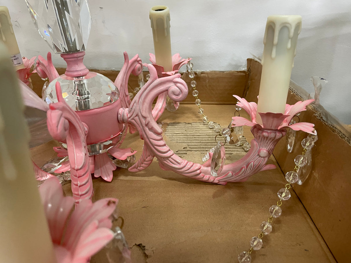 Pink Princess Chandelier (display unit)