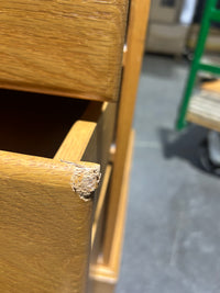 Honey-oak Roll-top Pedestal Desk