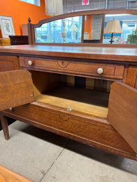 60"W Antique Solid Wood Sideboard