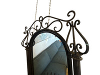 Spanish Revival Style Wrought Iron Wall Mirror