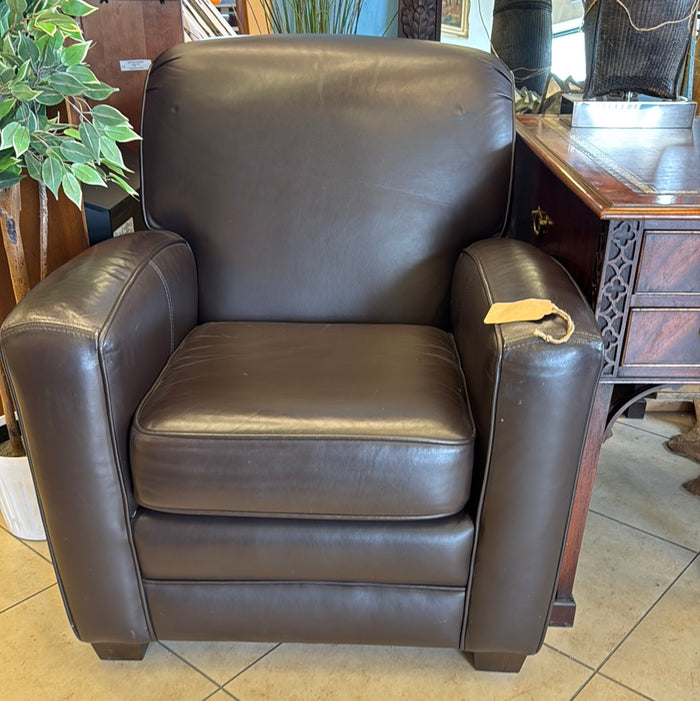 Edward Leather Club Armchair