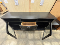 Black Wooden Entertainment Center