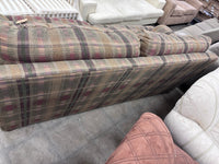 Tartan Plaid Upholstered Sofa
