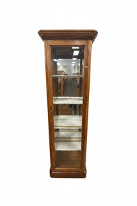 Tall Wooden Curio Cabinet