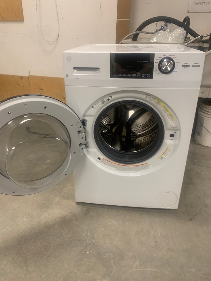 GE 24-Inch 2.4 cu. ft.Capacity Front Load Washer/Condenser Dryer Combo in White