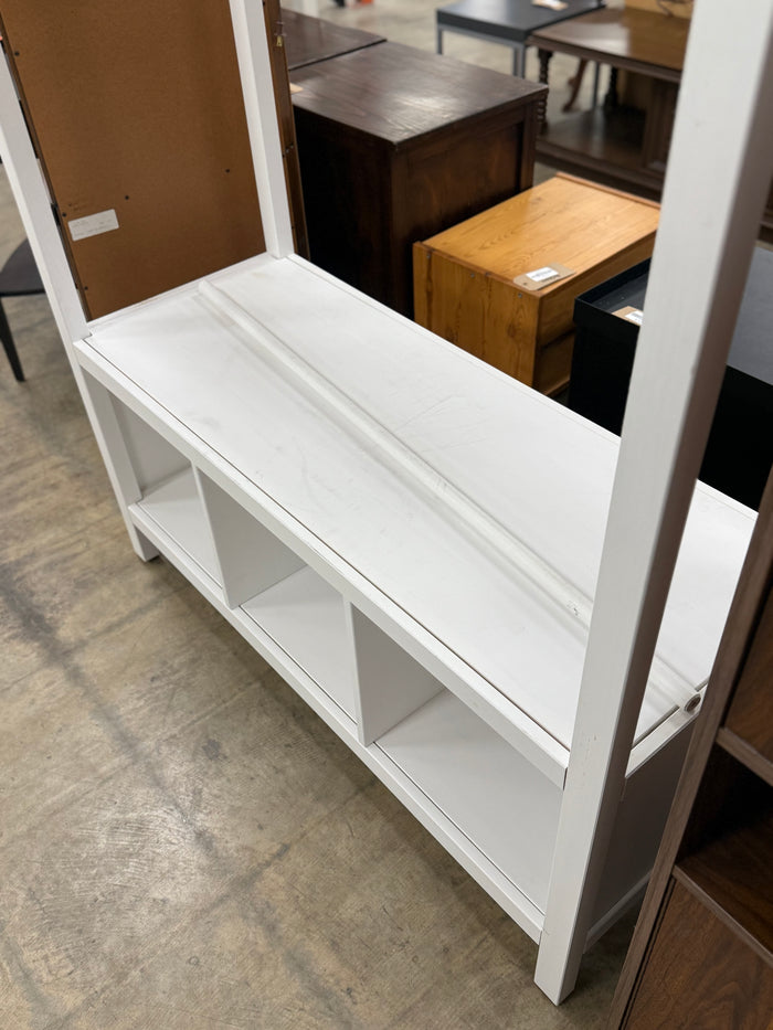 Tall White Open Wardrobe
