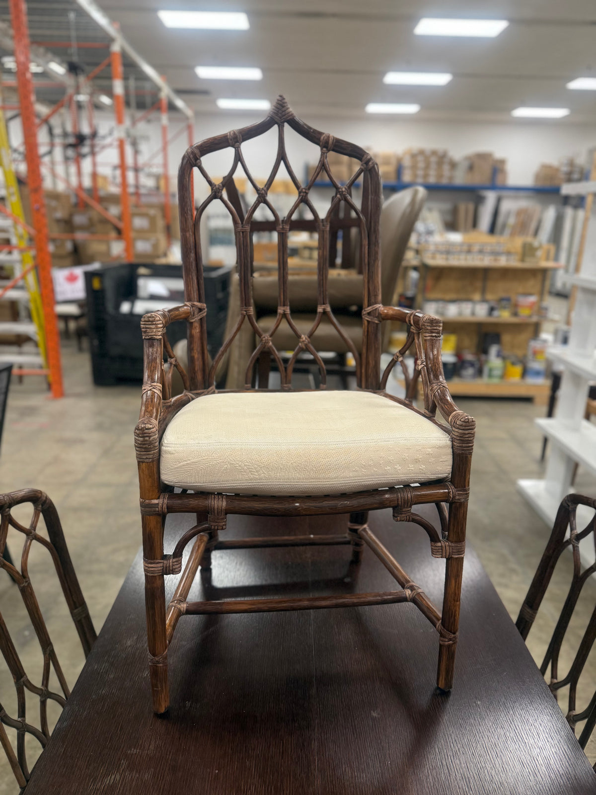 Rattan Cathedral Styled Dining Set