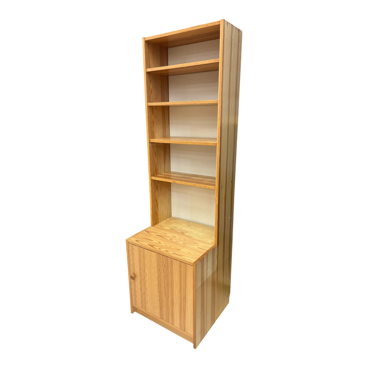 Pine Bookcase w/ Lower Cabinet