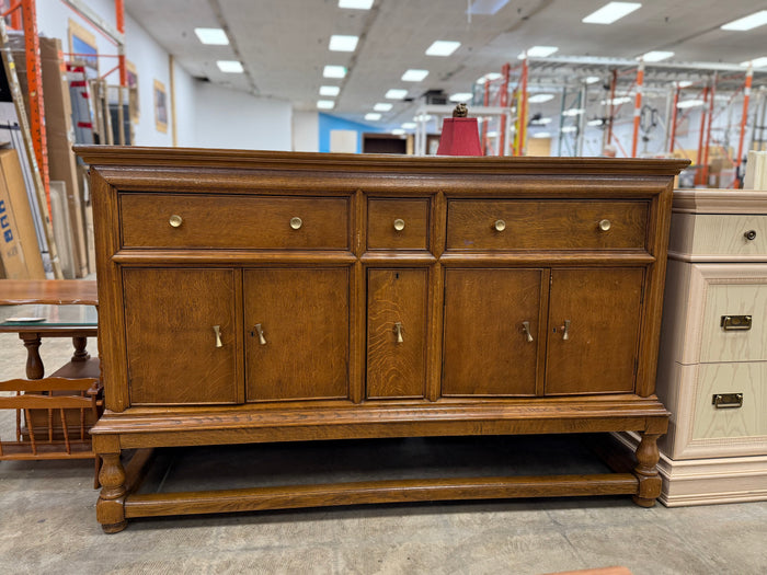 Oak Wooden Buffet Sideboard