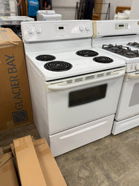 White Frigidaire Electric Coil Range Stove